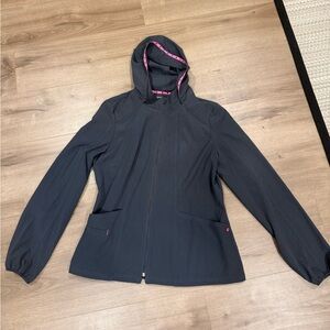 HeartSoul Women's Gray Utility Jacket with Pink Accents